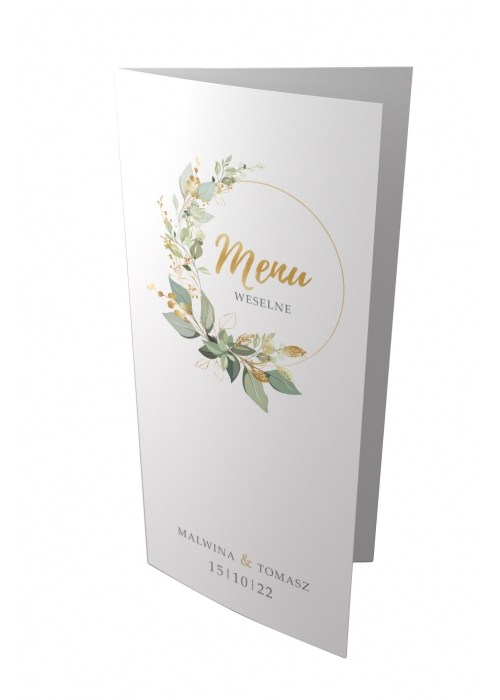 Menu Boho Wianek