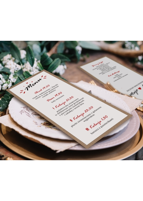 Menu eko kalendarz