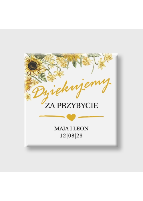 Magnesy Folderowe Słoneczniki