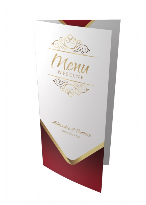 Menu Royal Red