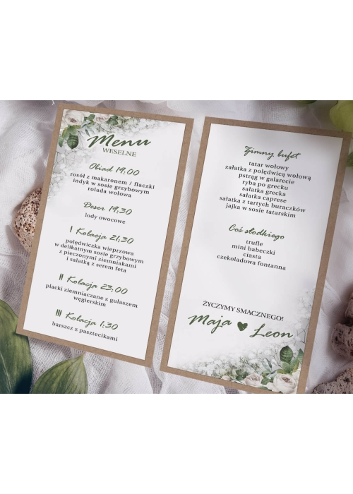 Menu pudrowy Gipsówka