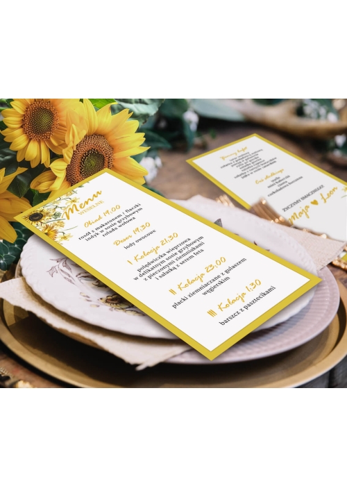 Menu Folderowe Słoneczniki