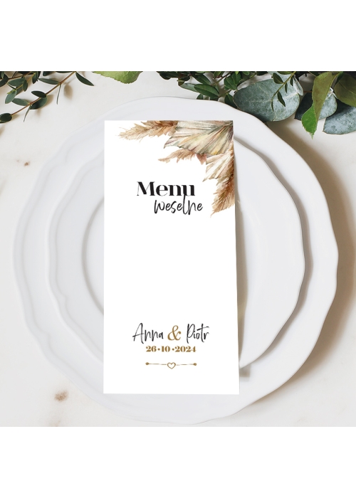 Menu Suszone Liście