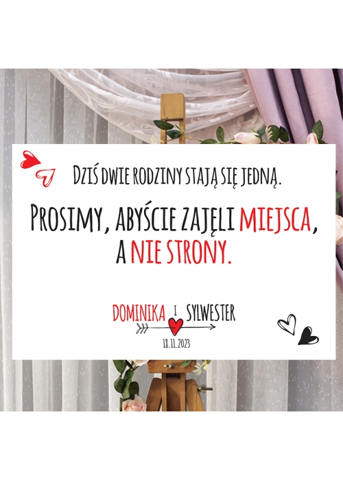 Tablica Powitalna nowoczesna usta