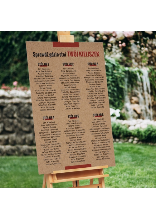 Plan Stołów Wezwanie