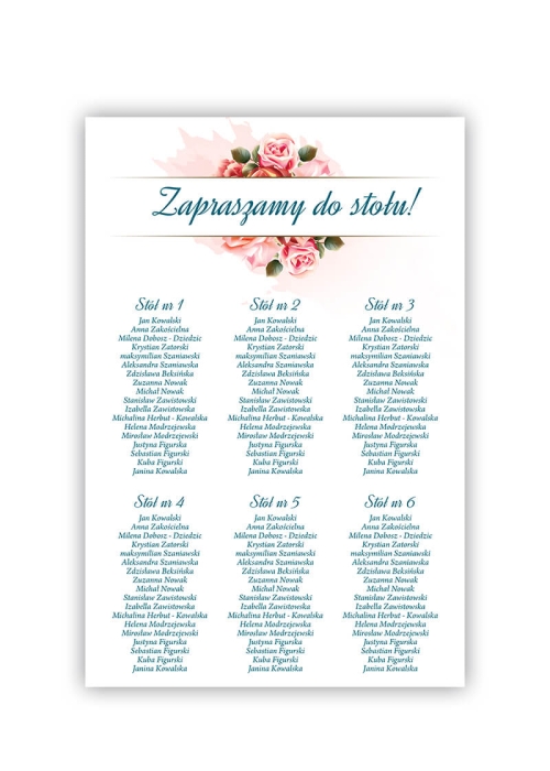 Plan Stołów Alicja w krainie czarów