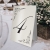 Numery stołów Glamour White Pearl Elegant